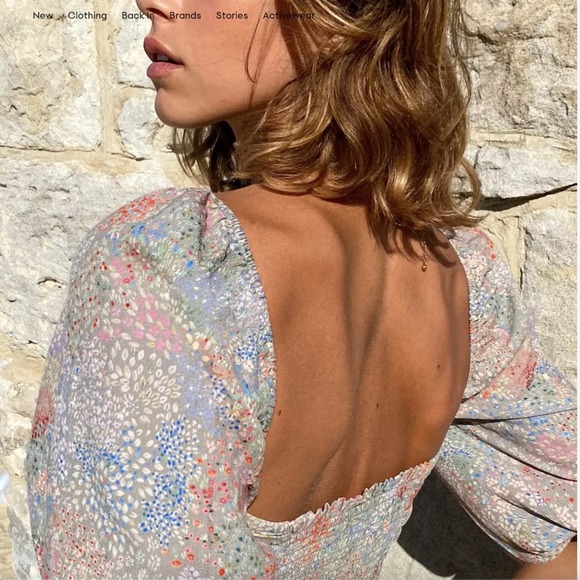 Wilfred Aritzia blouse top medium Lolita prairie babydoll poet NEW - Picture 2 of 11